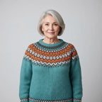 Classic Icelandic Wool Knit Sweater
