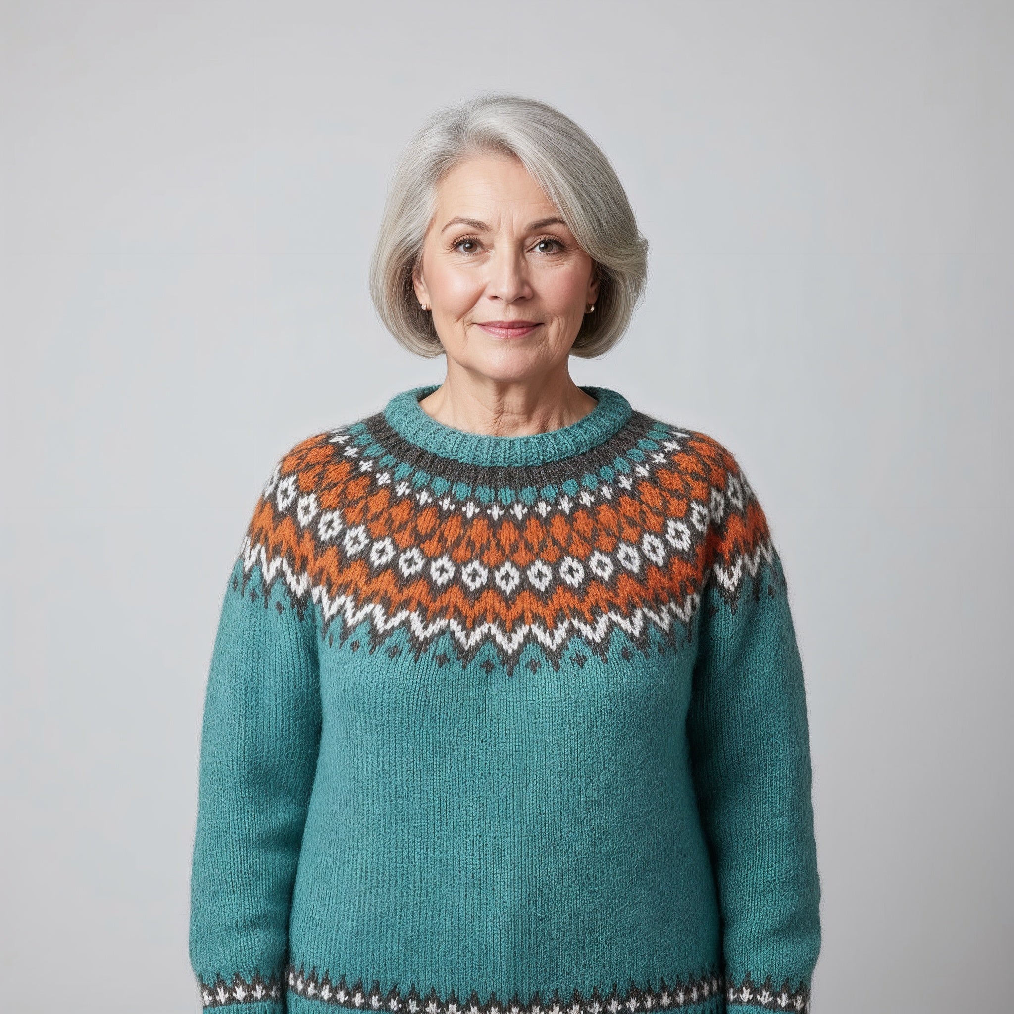 Classic Icelandic Wool Knit Sweater