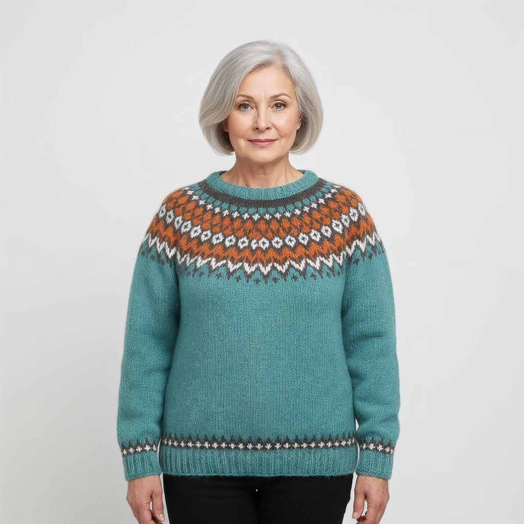 Classic Icelandic Wool Knit Sweater