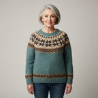 Classic Icelandic Wool Knit Sweater