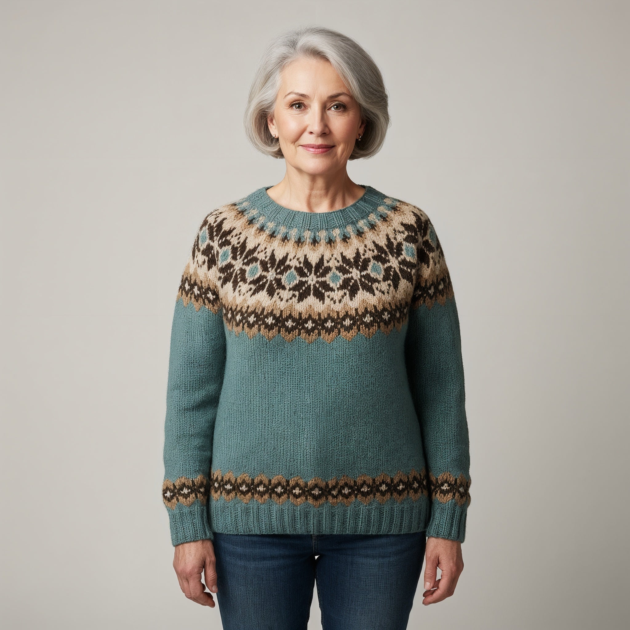 Classic Icelandic Wool Knit Sweater