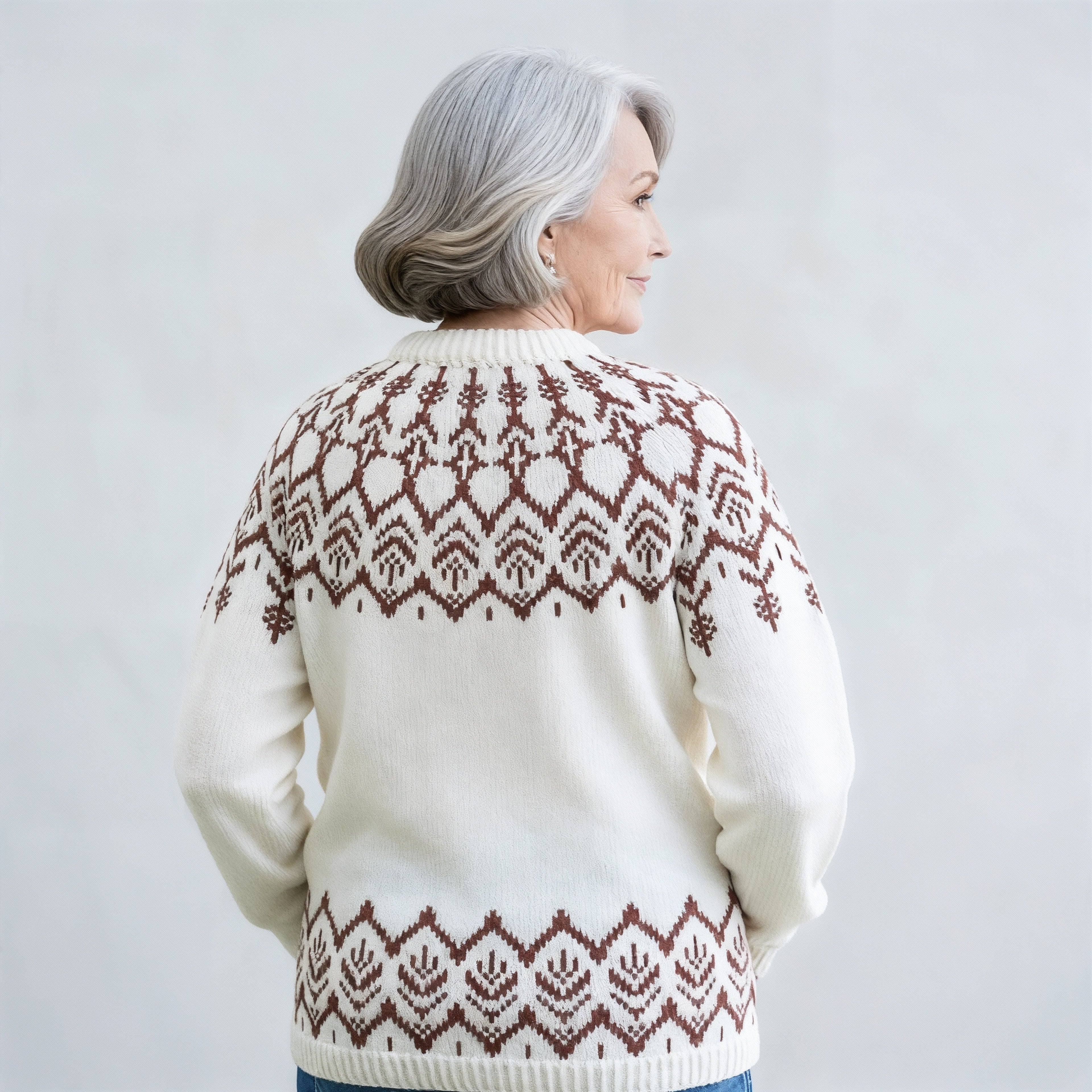 Classic Icelandic Wool Knit Sweater