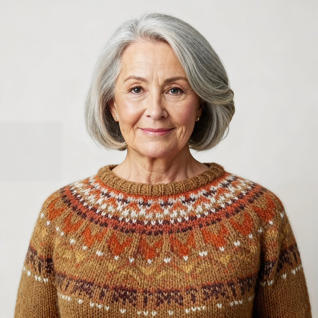 Classic Icelandic Wool Knit Sweater