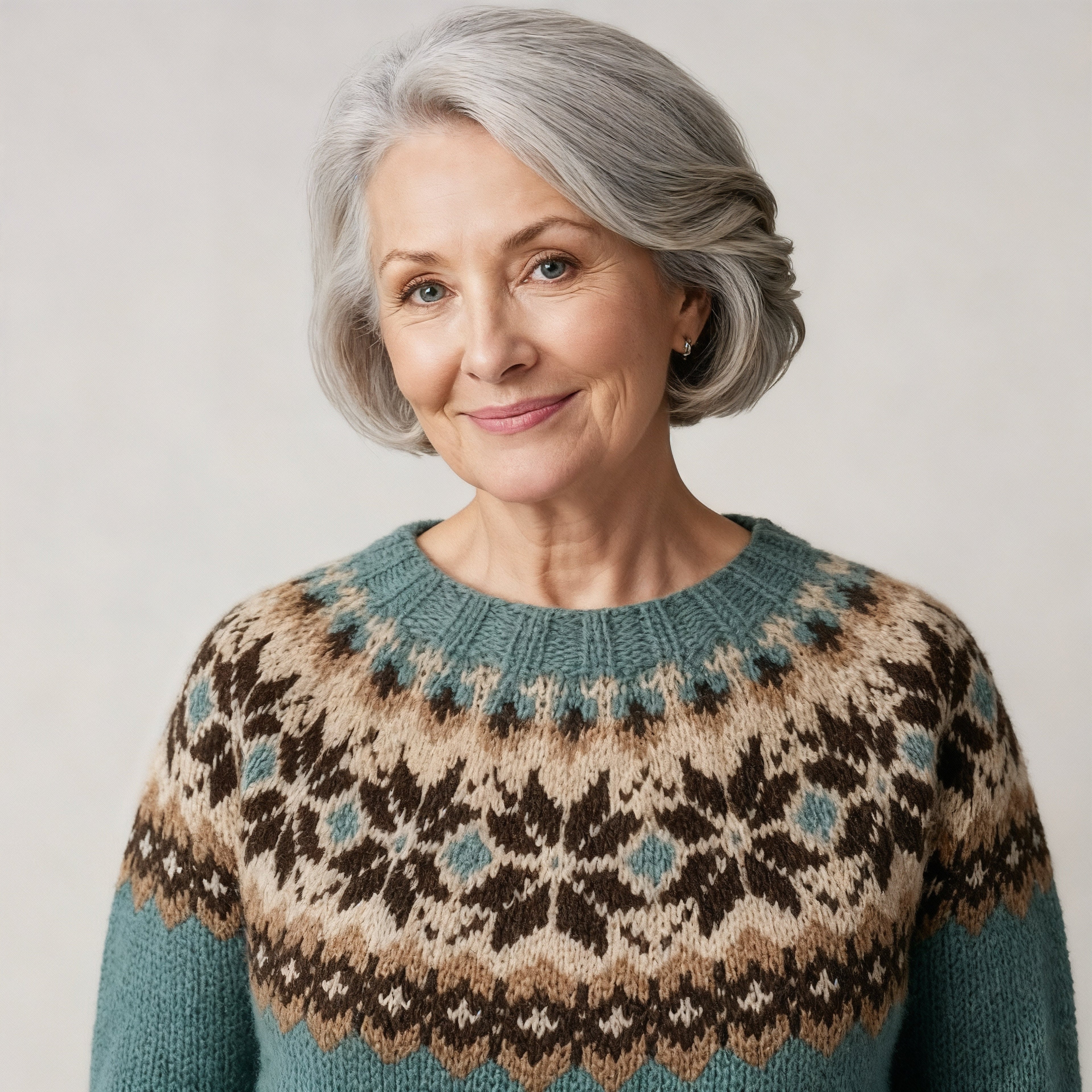 Classic Icelandic Wool Knit Sweater