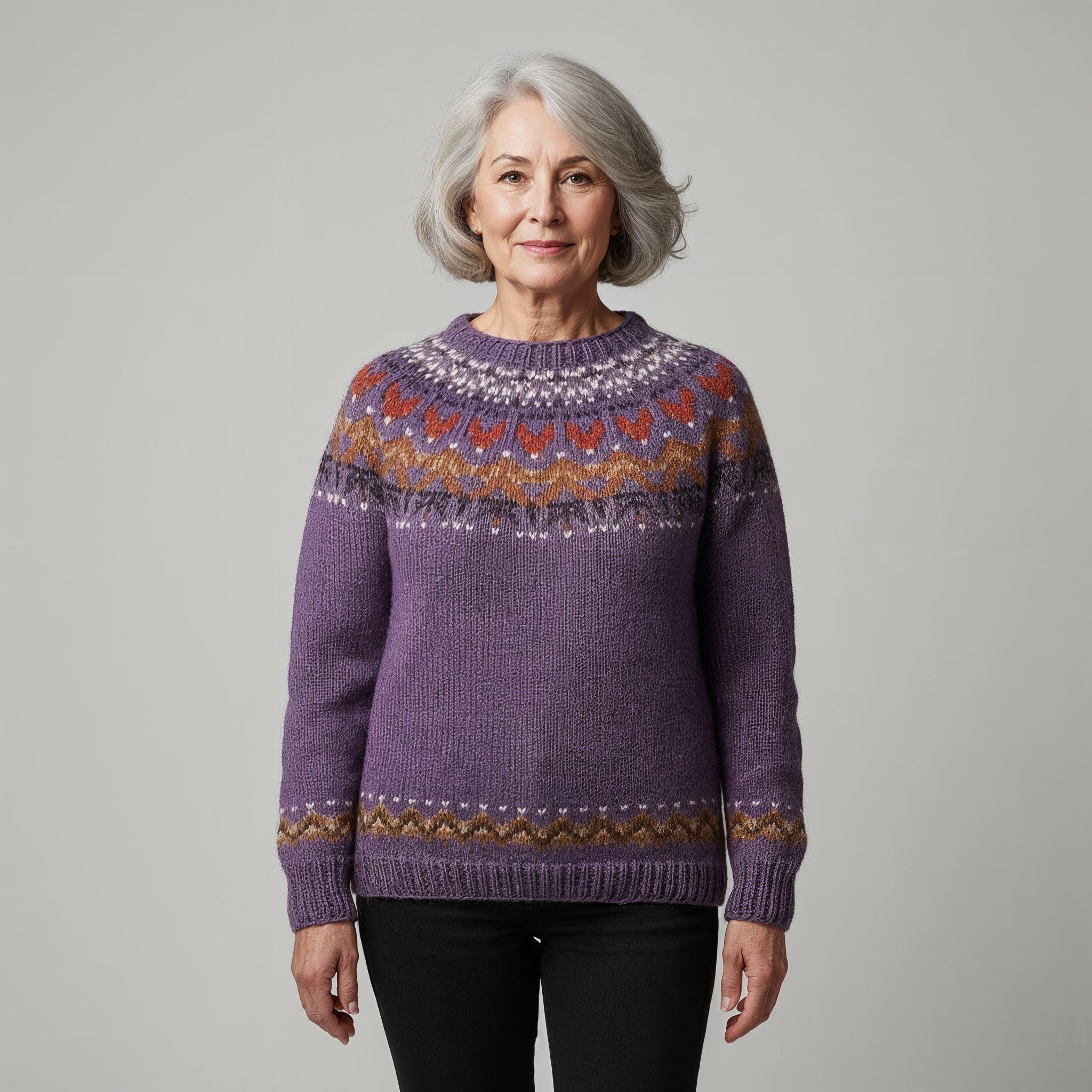 Classic Icelandic Wool Knit Sweater