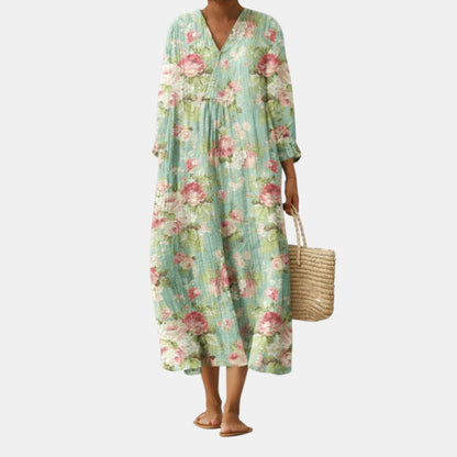 Vilma Delicate Floral Print Dress
